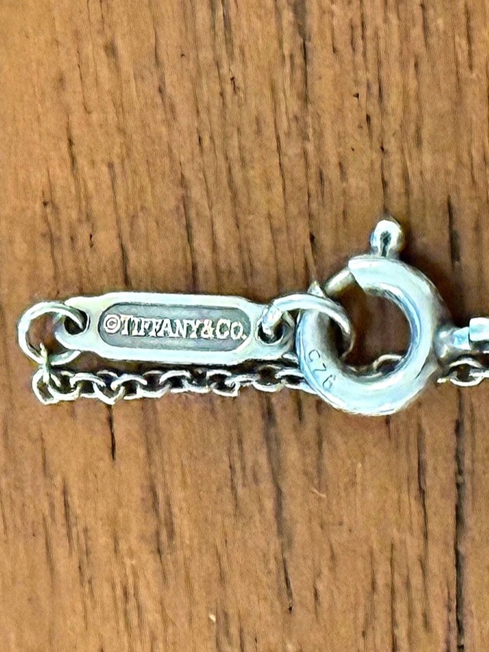 Tiffany & Co. Tiffany Notes Dual Initial Round Disc Pendant Necklace. Tiffany - Picture 5 of 10